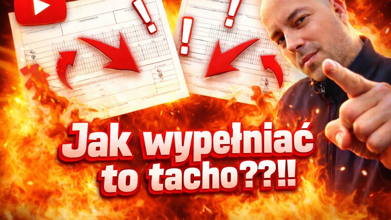 Tacho, kontrolbuch - jak wypełnić, żeby uniknąć mandatu w Niemczech? Po 55 dniach wracam do domu!!