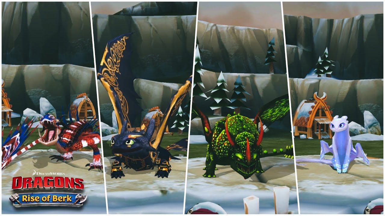 All My Dragon Riders Skin Collection - Dragons : Rise of Berk