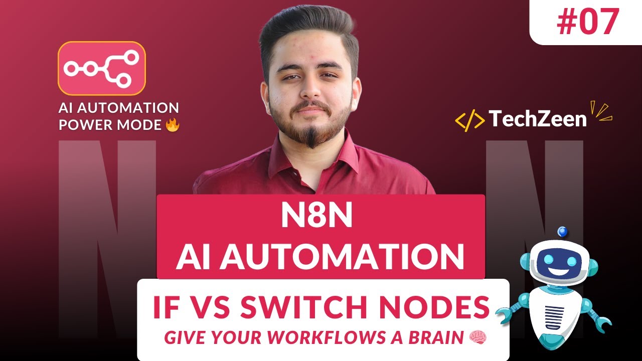 Освойте логику n8n: узлы IF и SWITCH | Создавайте интеллектуальные автоматизированные системы на ...