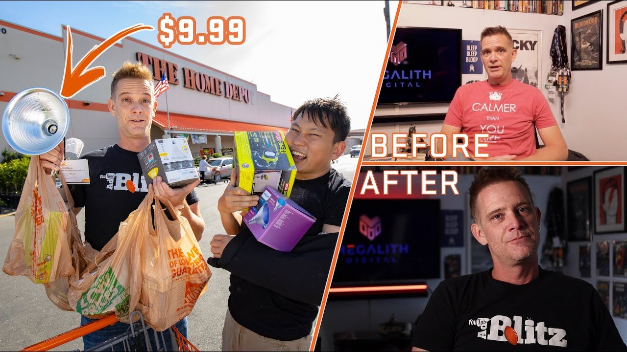 Cheap DIY Video Lights from Home Depot?!