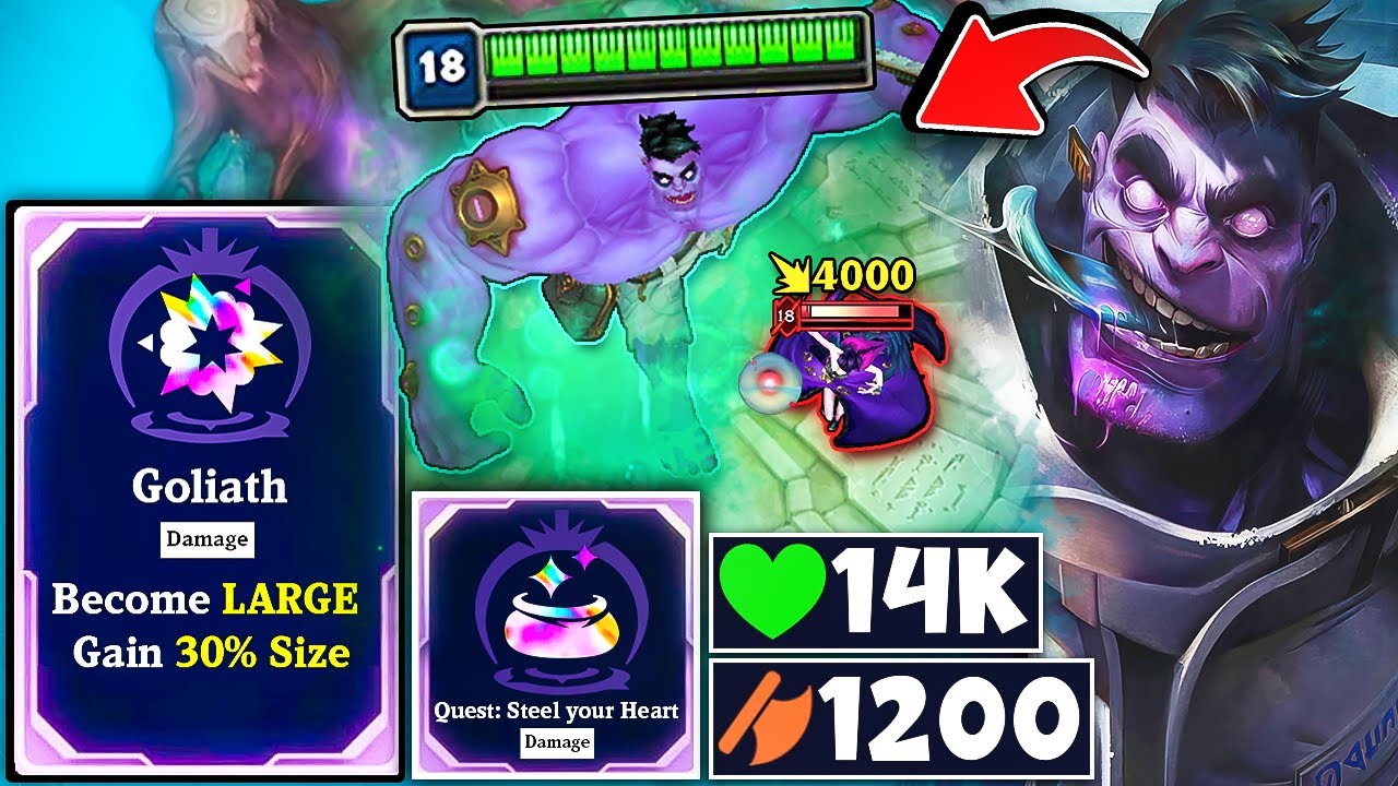 When Dr. Mundo gets 1,200 AD and 14,000 Health in Arena... (THE ULTIMATE RAIDBOSS)