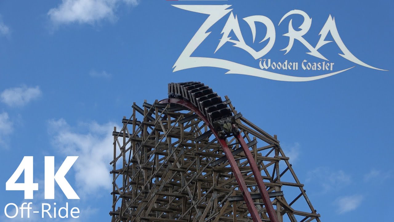 Zadra - 4K UHD Off-Ride - Energylandia - RMC I-BOX Track - Hybrid Coaster - Cinematic