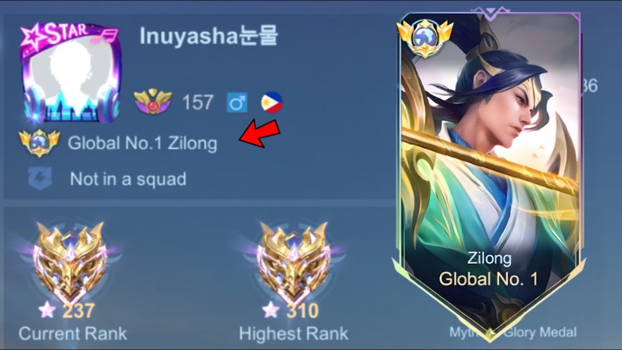 GLOBAL 1 ZILONG 2025!? Я НАКОНЕЦ-ТО ДОСТИГ ВЕРШИНЫ &mdash; НЕВЕРОЯТНАЯ ИГРА!