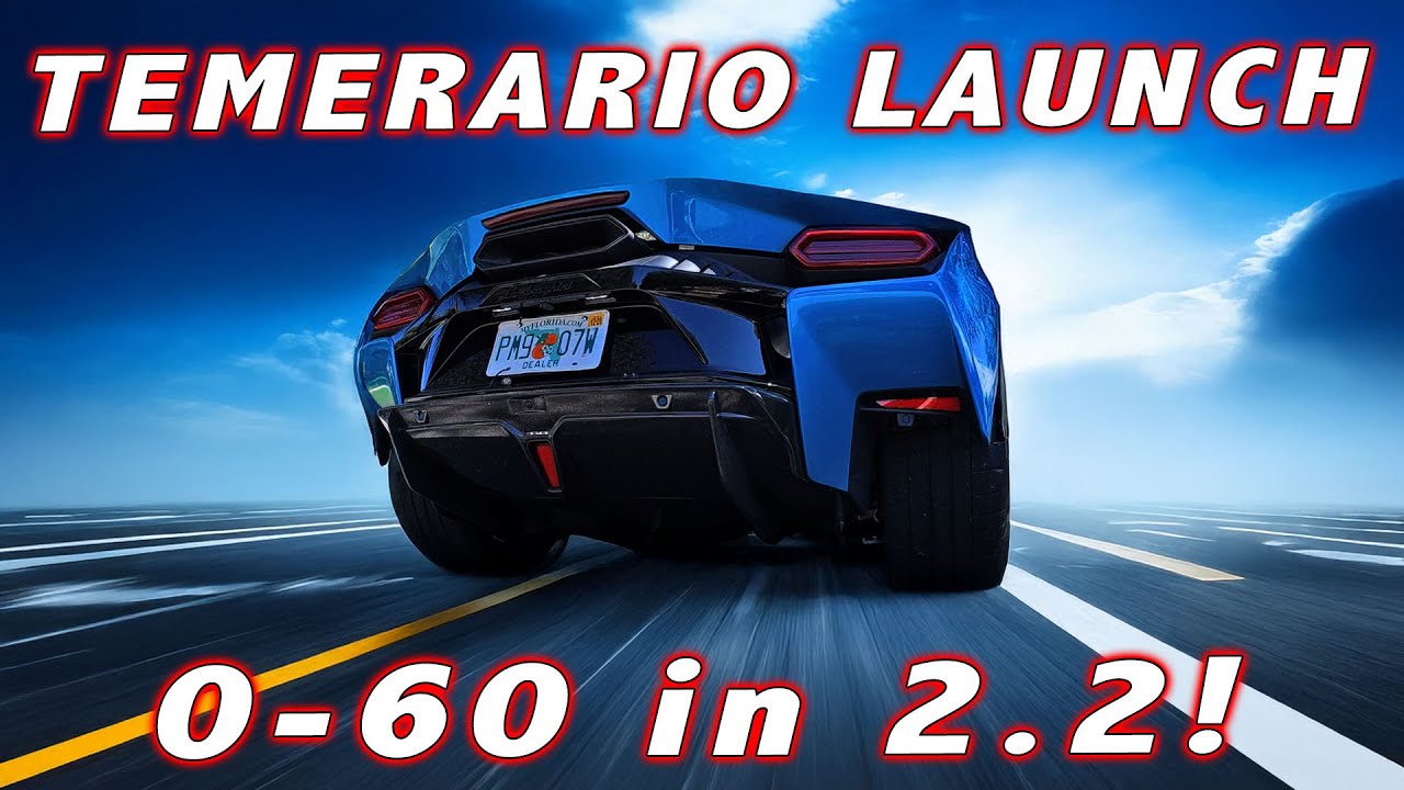 FIRST TEST! 920 HP Temerario INSANE 0-60 MPH LAUNCH * How to Drive the Lamborghini Temerario Review