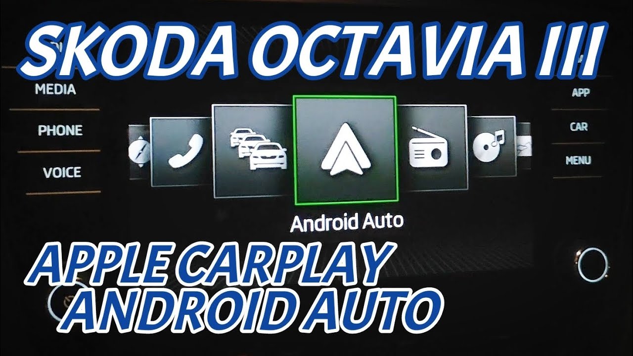 SKODA OCTAVIA III aktywacja Android Auto Apple Carplay OBDSERWIS Poznań WLKP tel 732-444-043