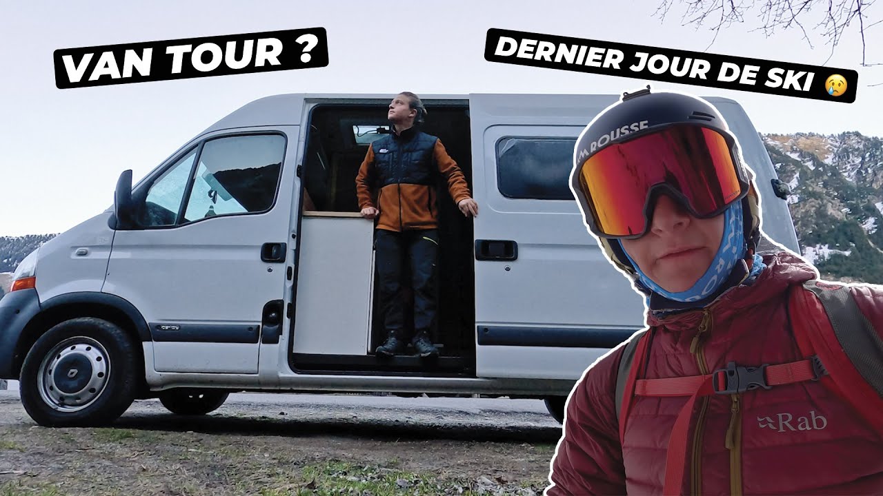 Mini-vlog : 1ÈRE NUIT DANS MON VAN & dernière sortie ski
