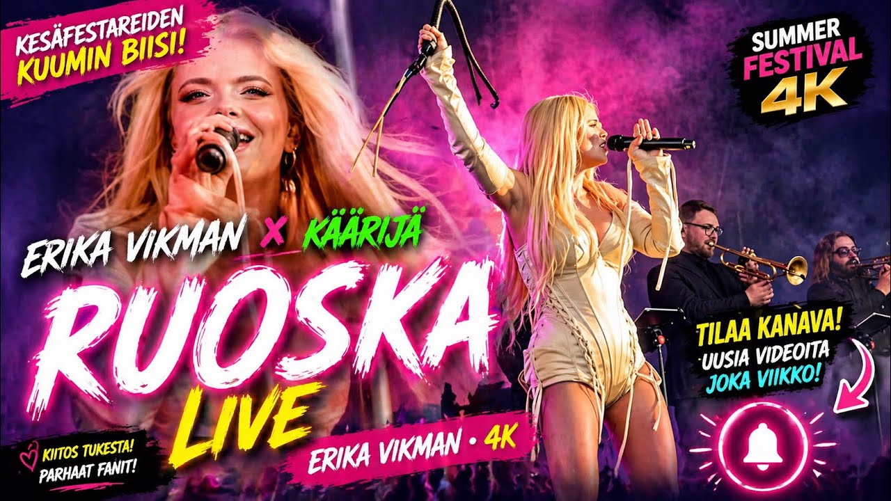 Erika Vikman - Ruoska (4K) #erikavikman #eurovision