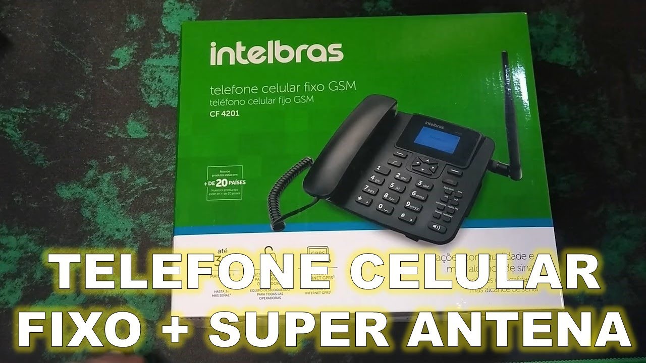 Telefone fixo mais Celular num só Intelbras CFA4211!! (Unboxing e review)