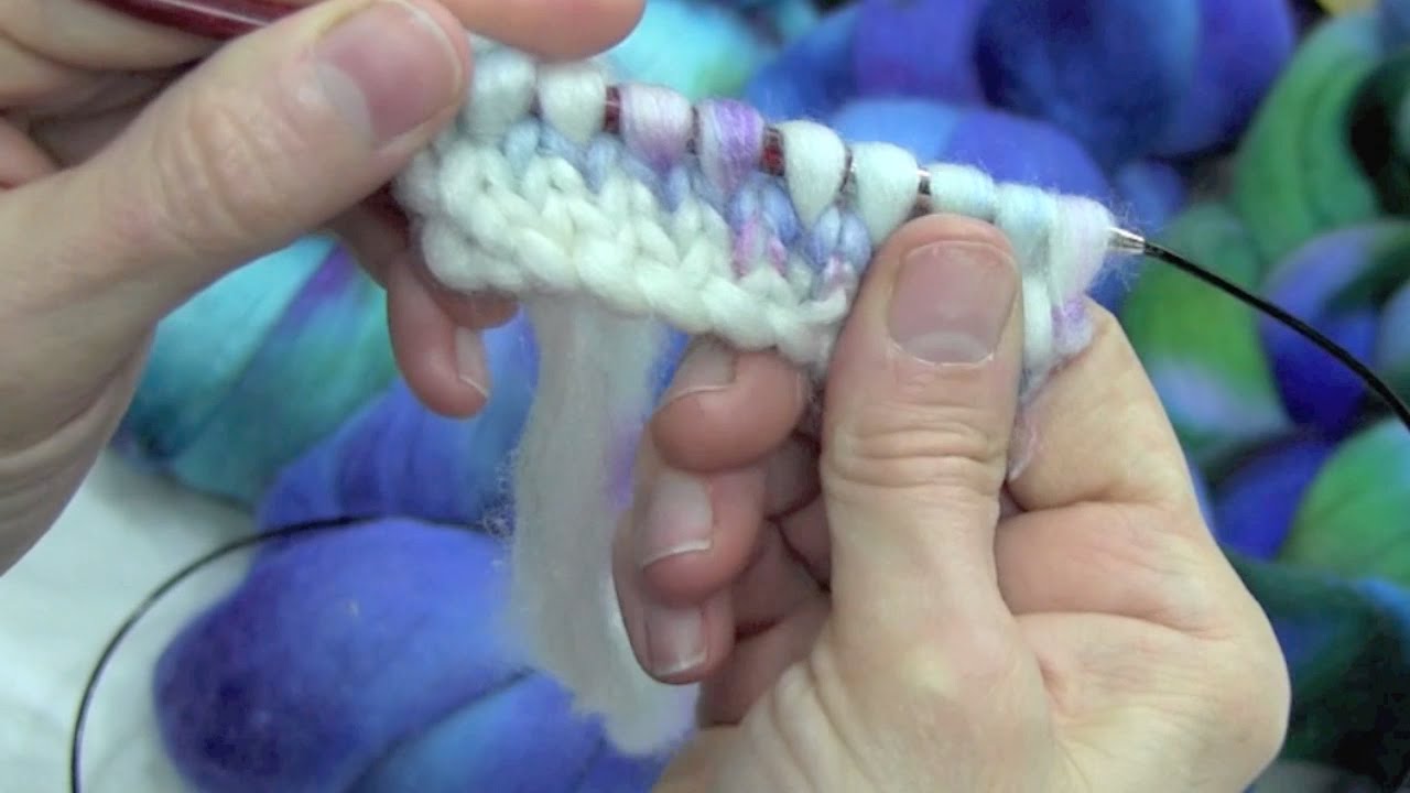 Knitting with Unspun Roving