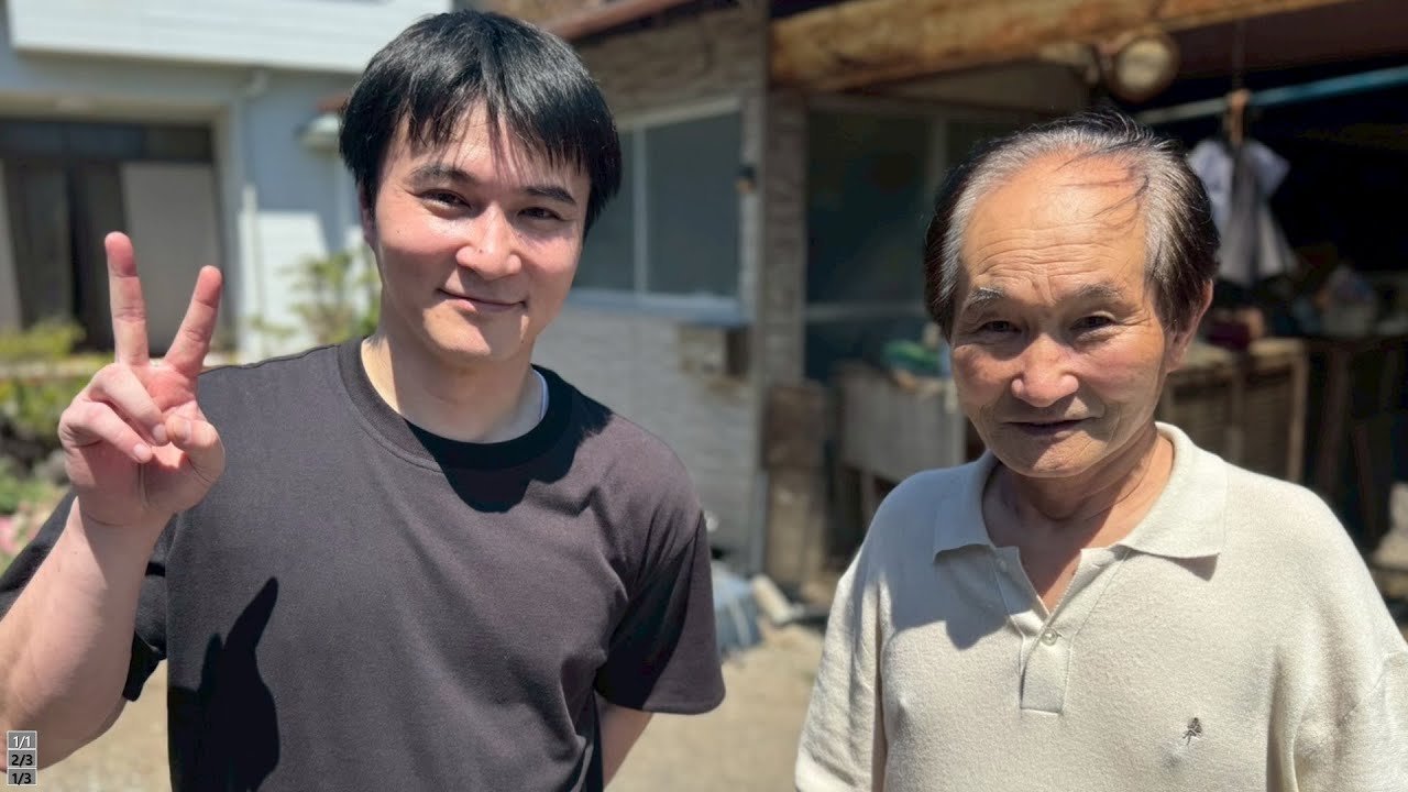 純一、夏の里帰り。