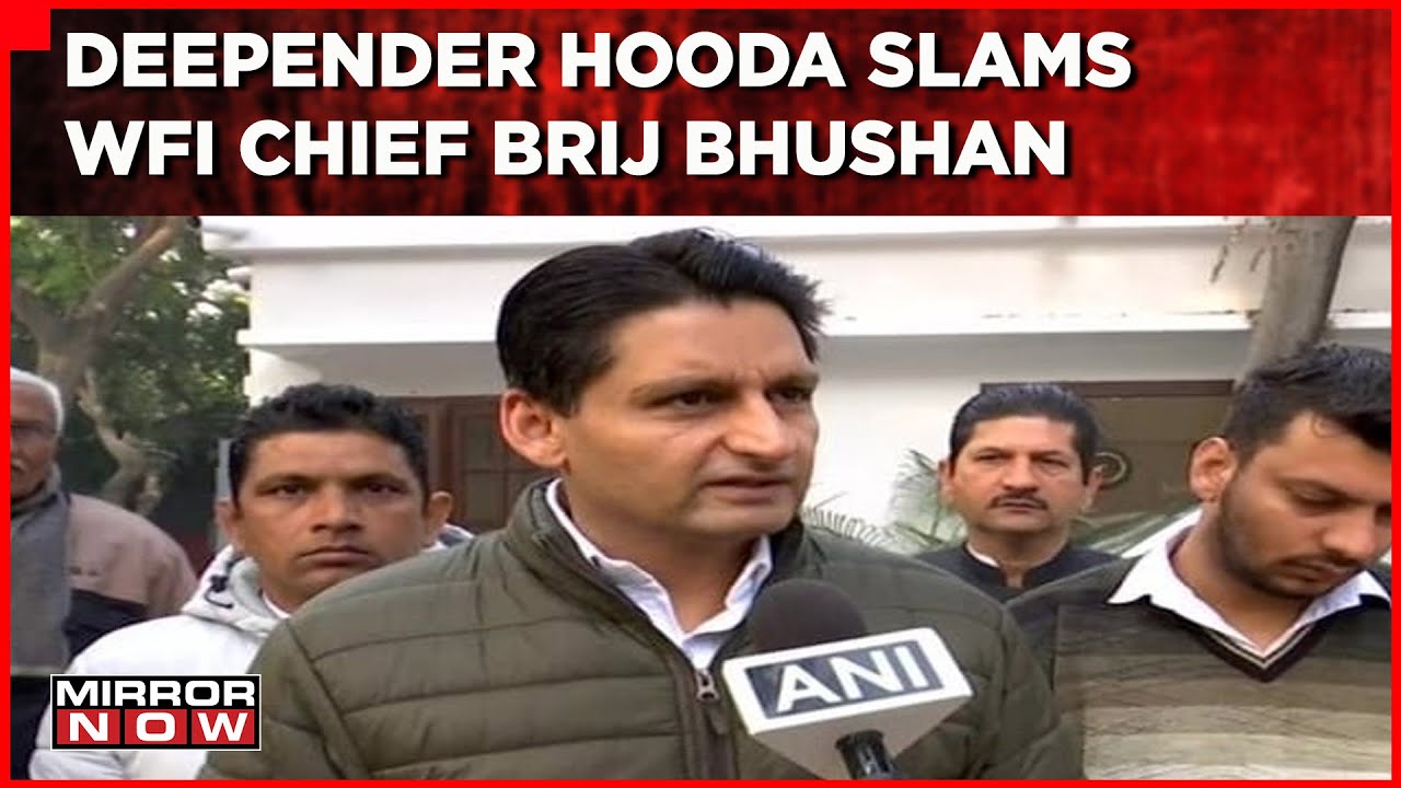 Top News | Deepender Hooda Slams WFI Chief | Hooda Threatens Legal War | Mirror Now