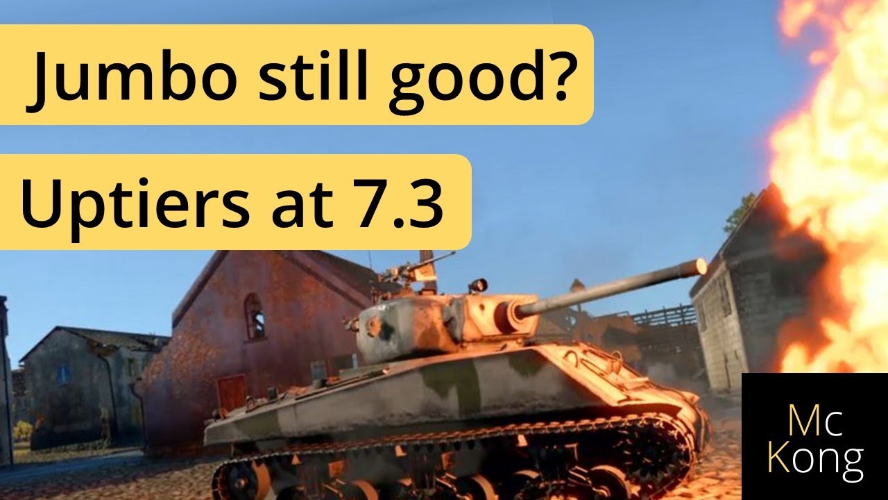 M4A3E2 Jumbo still playable in uptiers? The M4A3E2 Jumbo experience in uptiers in War Thunder.
