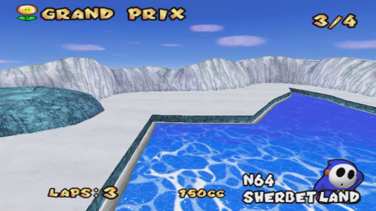 N64 Sherbet Land | Mario Kart: Double Dash!! [Custom Track]