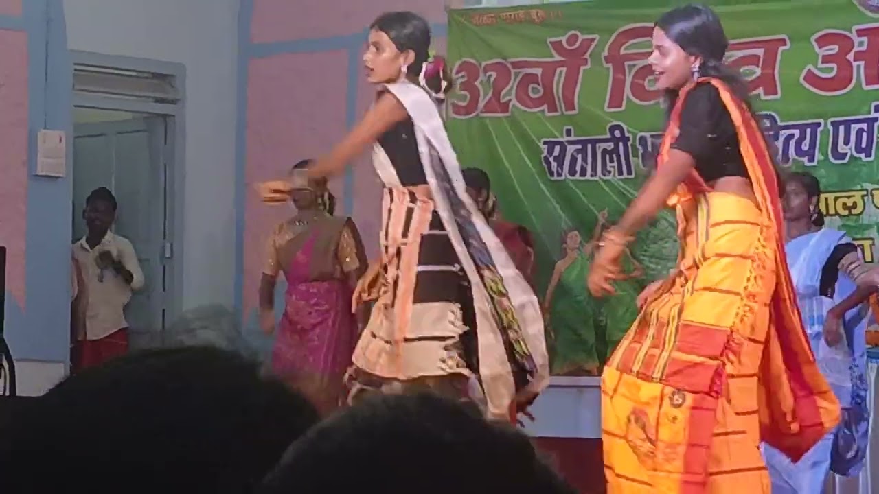 Sp college college dance  💃 dumka 📘📙 32 वां विश्व आदिवासी दिवस 🌏🌎