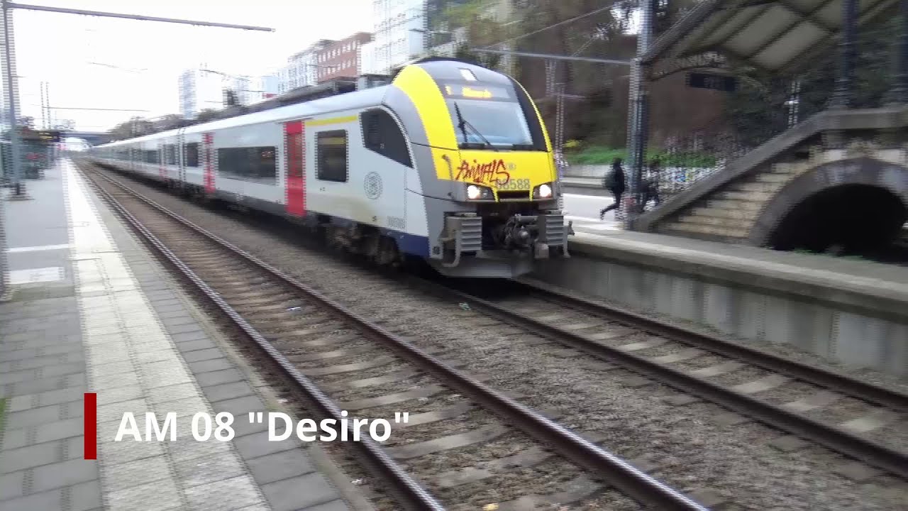 Trains en gare d'ETTERBEEK (Novembre 2020)