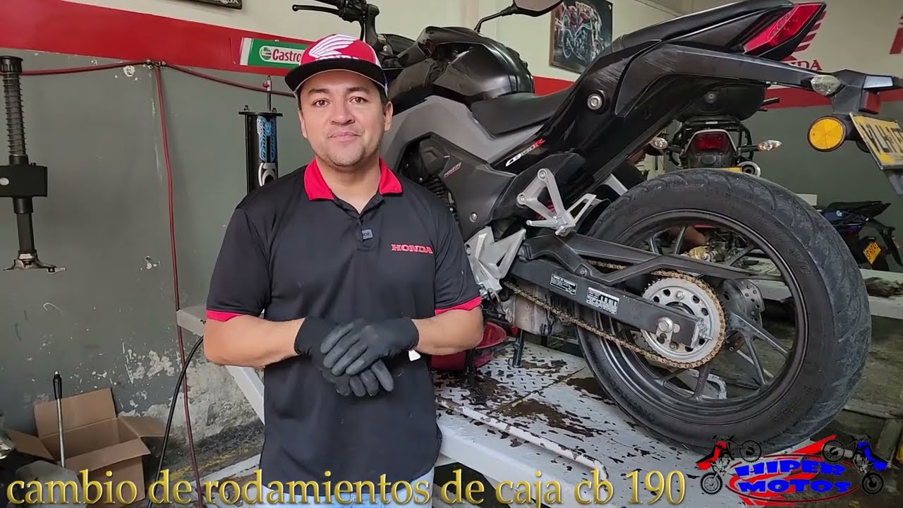 Cambio de rodamientos de motor CB 190R