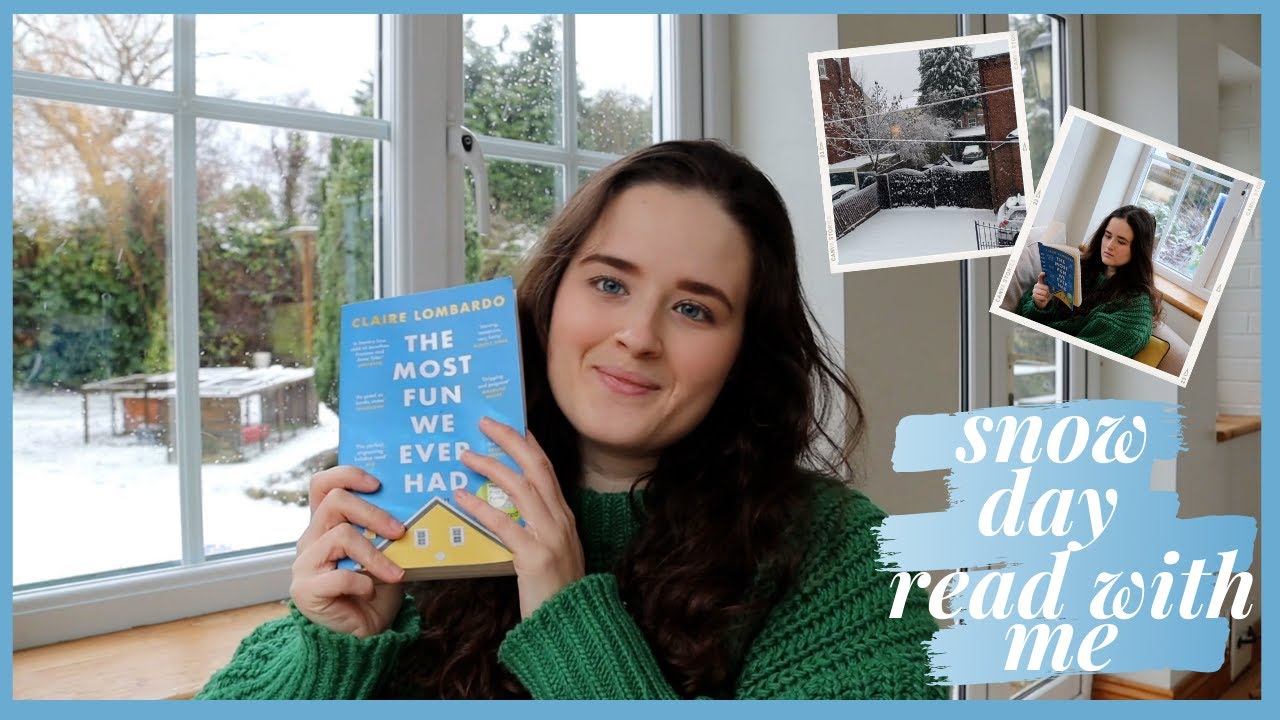 SNOW DAY READ WITH ME // real time read with me + cosy music
