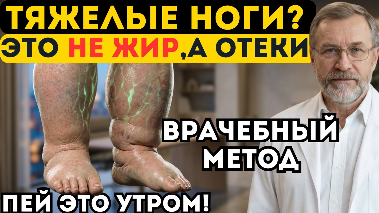 Ваша ЛИМФА ЗАБИТА метаболическим МУСОРОМ! Вы не толстеете, вы ОТЕКАЕТЕ!
