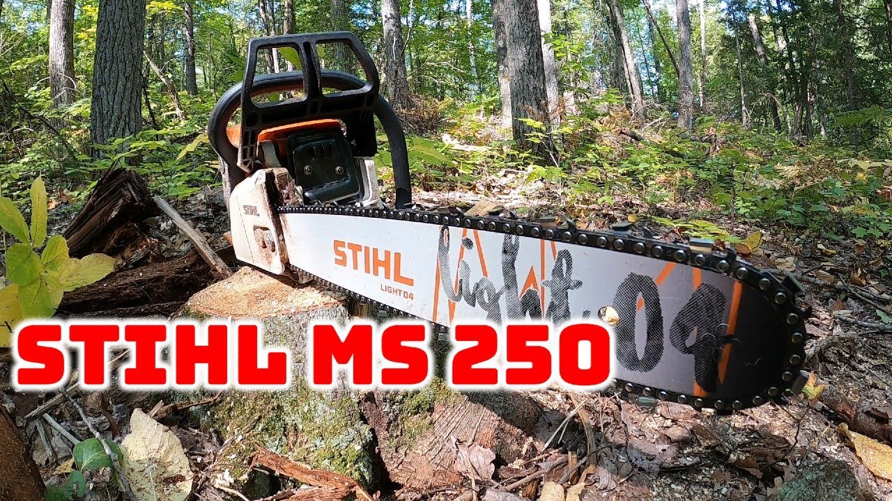 Больше работы с новой пилой Stihl MS250