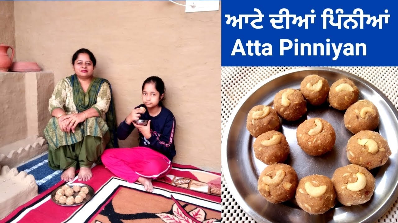 Atta Pinniyan || Punjabi Pinni || Winter Special Recipe by Punjabi Cooking
