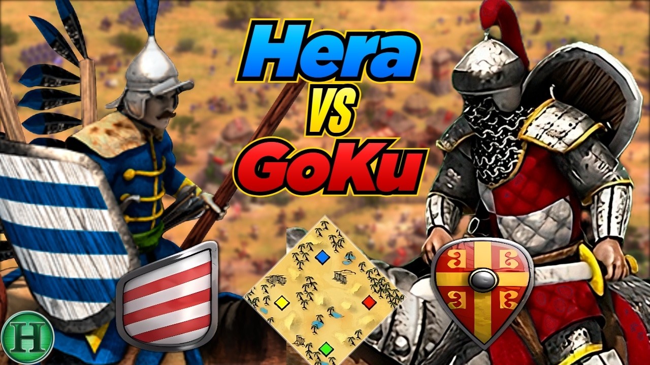 Magyars vs Byzantines | 1v1 Arabia | vs GoKu | AoE2