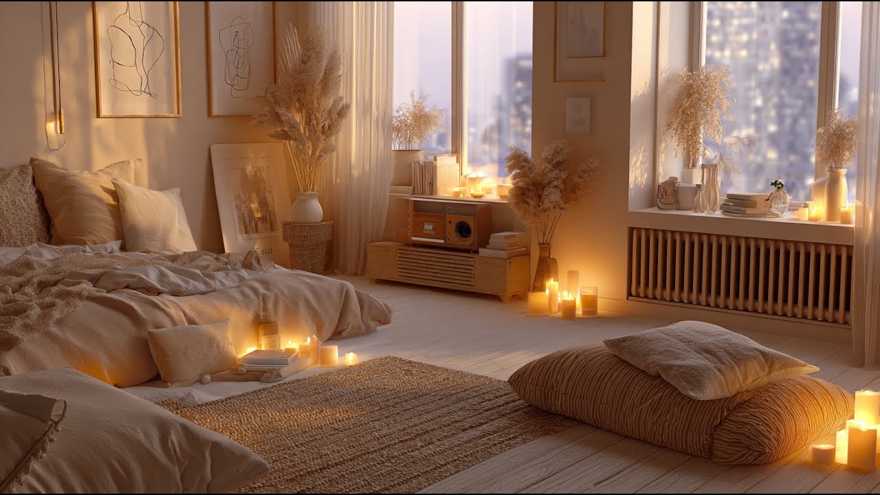 Cozy Candlelight Lo Fi 🌙 Soft Chill Beats for Study, Relaxation & Gentle Night Focus