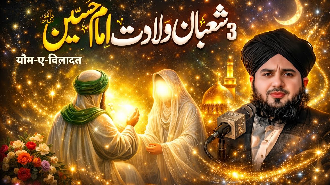 Imam Hussain Ki Wiladat | 3rd Shaban – Birth of Imam Hussain (R.A) | Peer Ajmal Raza Qadri