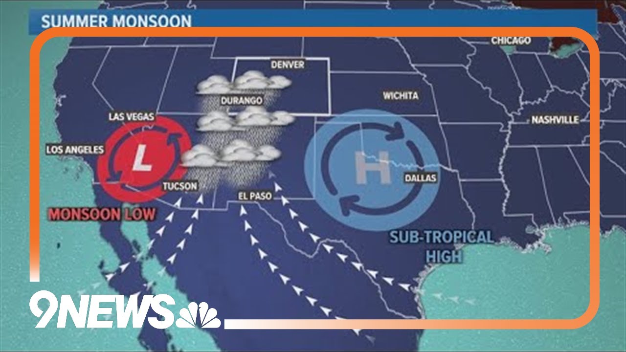 It's monsoon season in Colorado: What does that mean?
