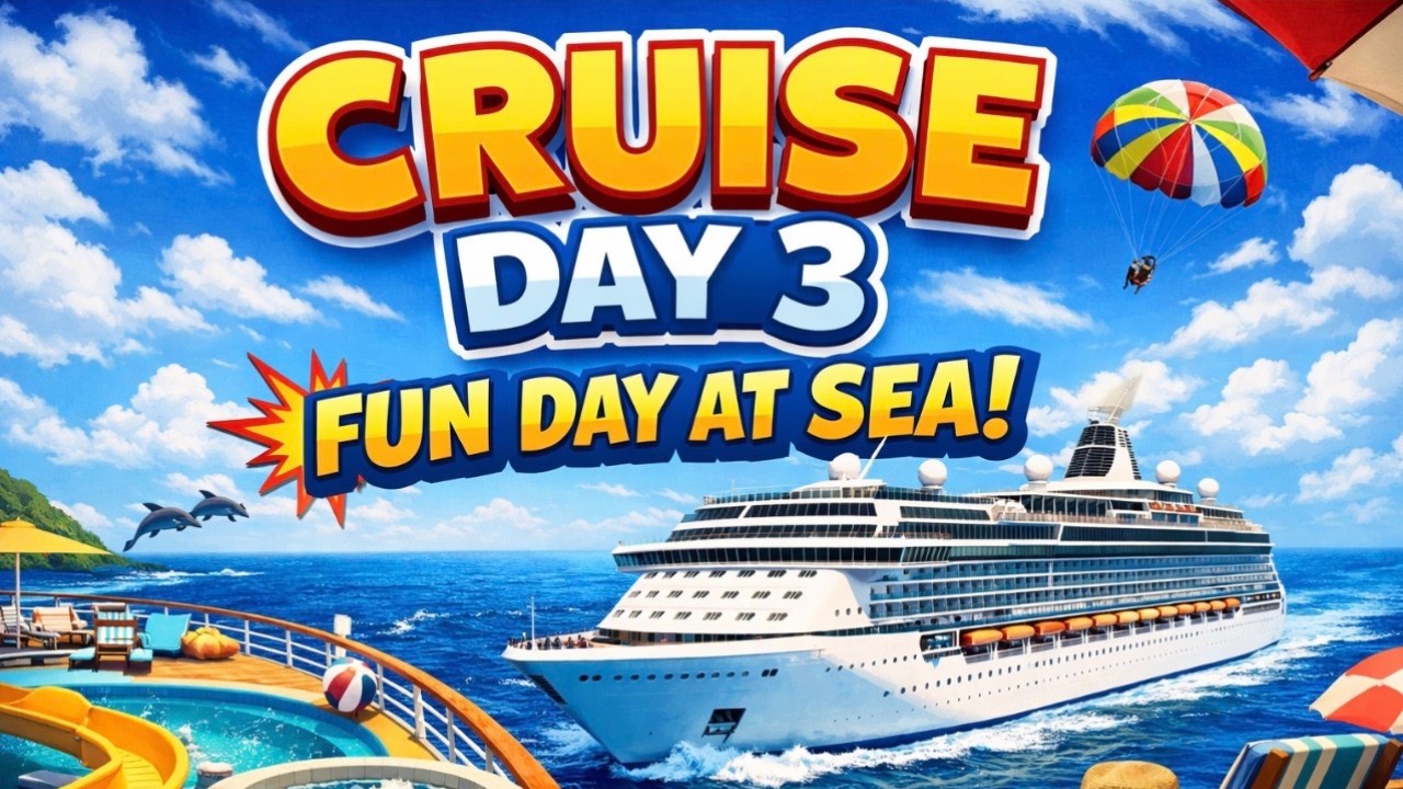 The Ultimate Fun Day at Sea! 🛳️ Cruise Day 3