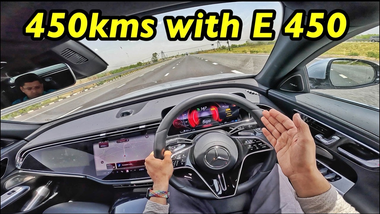 Mercedes Benz E class 450 Long Drive Review 🔥 @Aayushssm