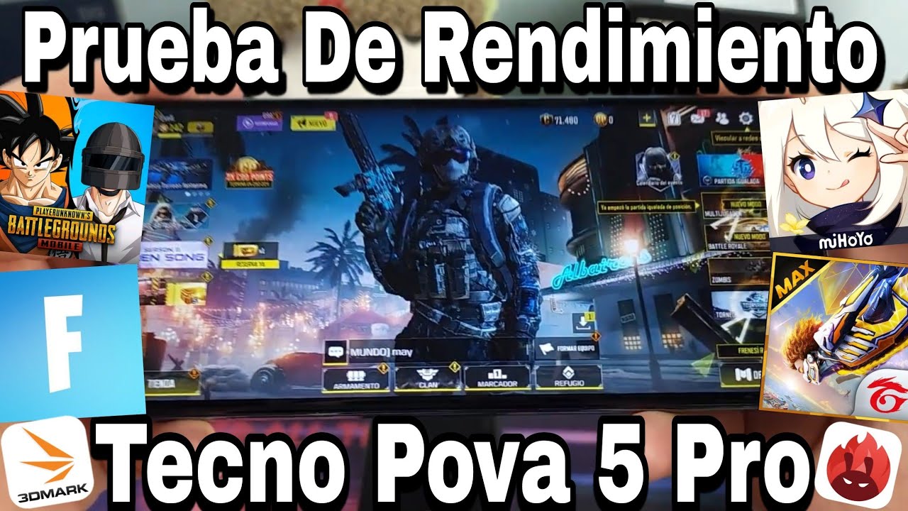 🎮 Tecno Pova 5 Pro 🕹️ - Prueba De Rendimiento Y Juegos