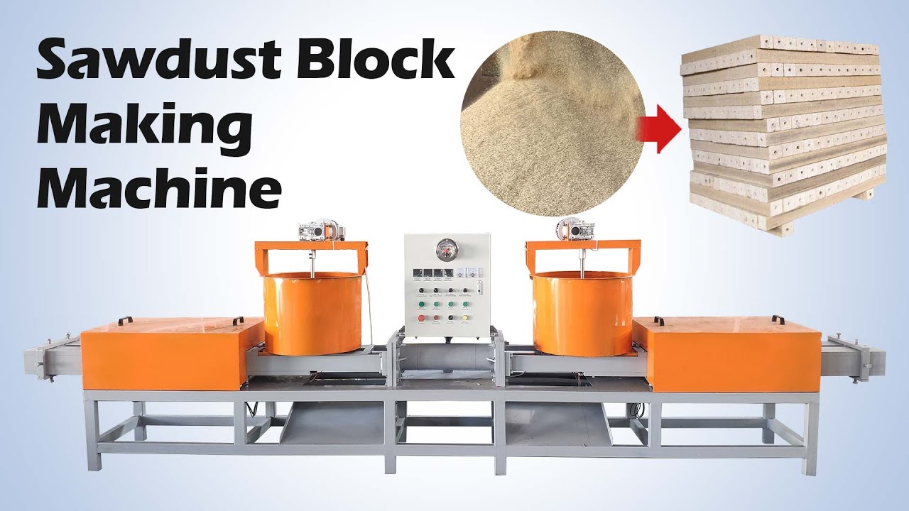Newest sawdust block making machine from Shuliy Machinery! compressed wood block making machine