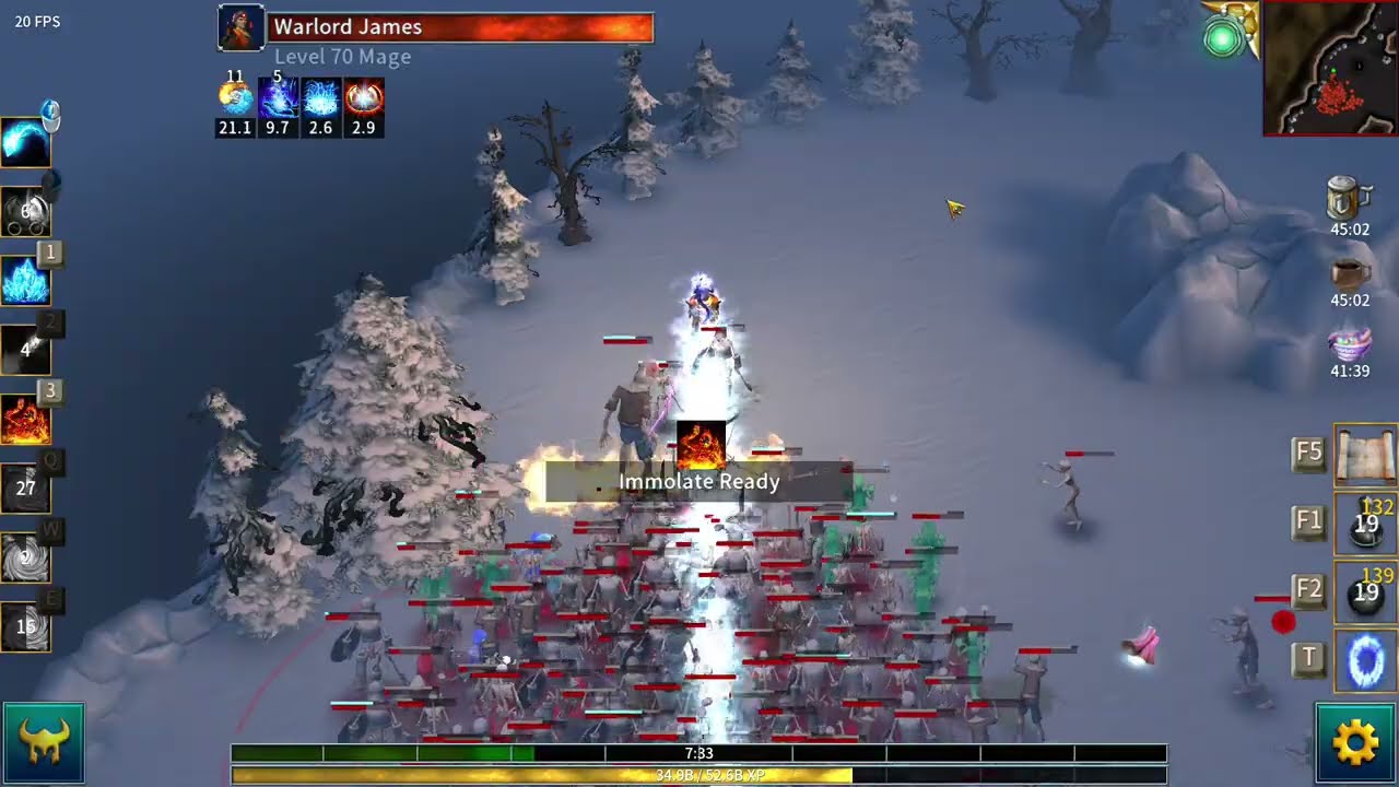 Eternium ELR mage trial 176, high CR setup