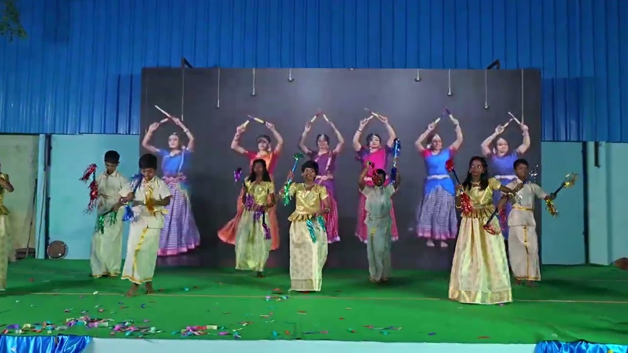 Sacred heart matriculation school | Annual day celebration | Theme Dance | Tamil Culture Dance