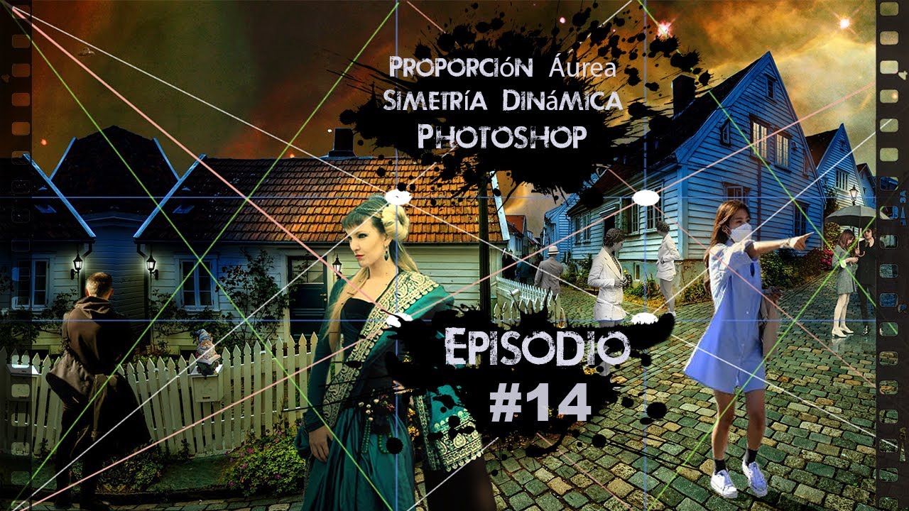 Como utilizar una plantilla de Proporcion Aurea en Photoshop | Episodio #14