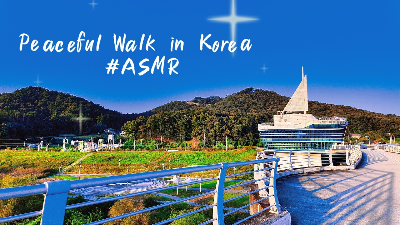 4K | A Giant Sailing Boat near the River? Unique Korean Architecture