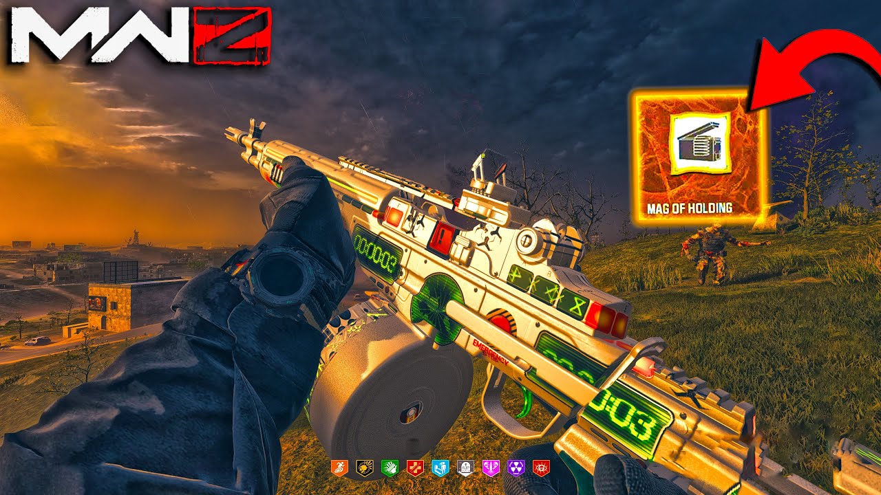 THIS Weapon Is UNSTOPPABLE With Mag Of Holding and Incendiary Ammo In MW3 Zombies