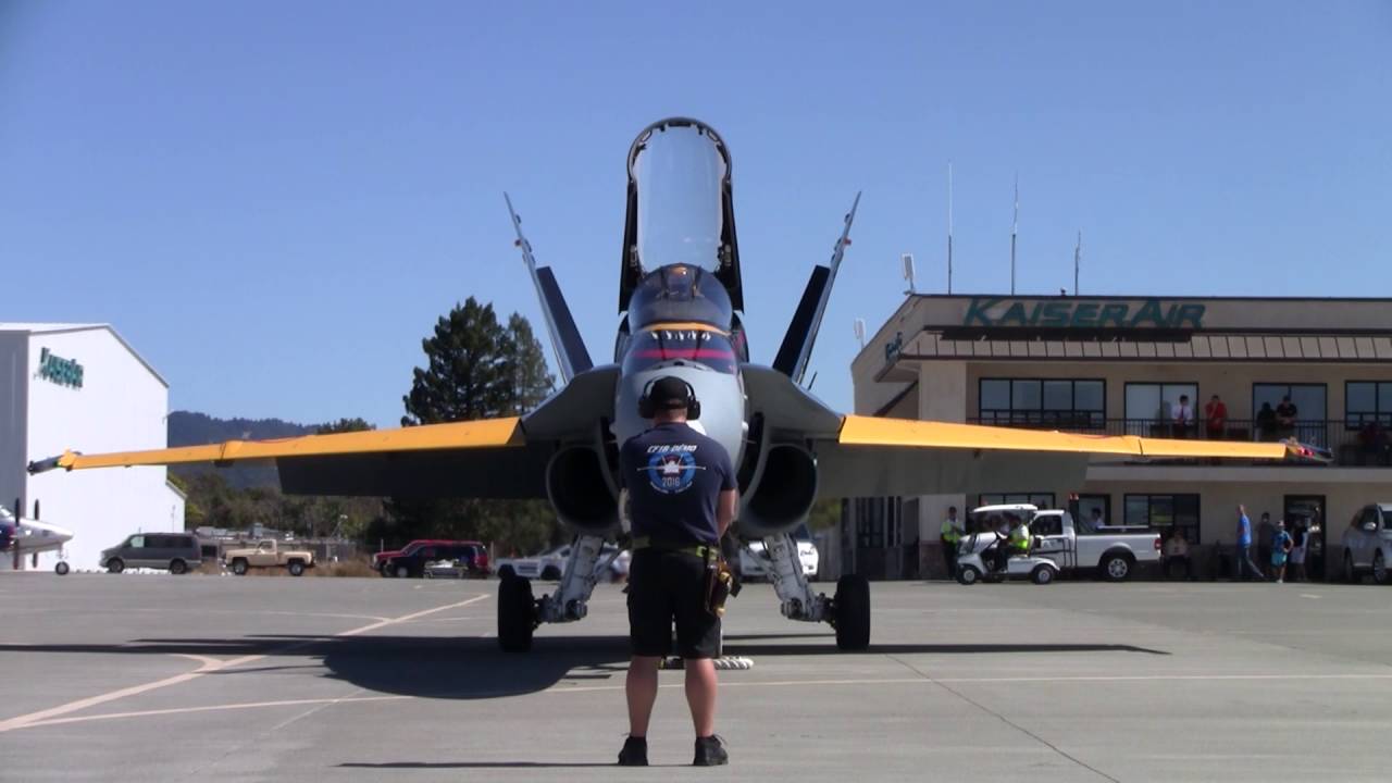 CF-18 startup, preflight checks, taxi