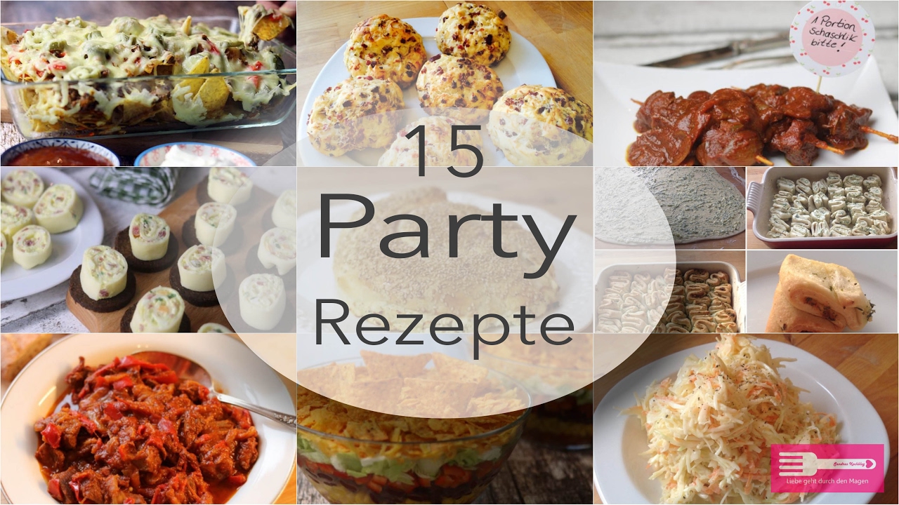 15 Party Rezepte I Nacho Salat I Tortilla Torte I Schaschlik I Coleslaw I Sandras Kochblog