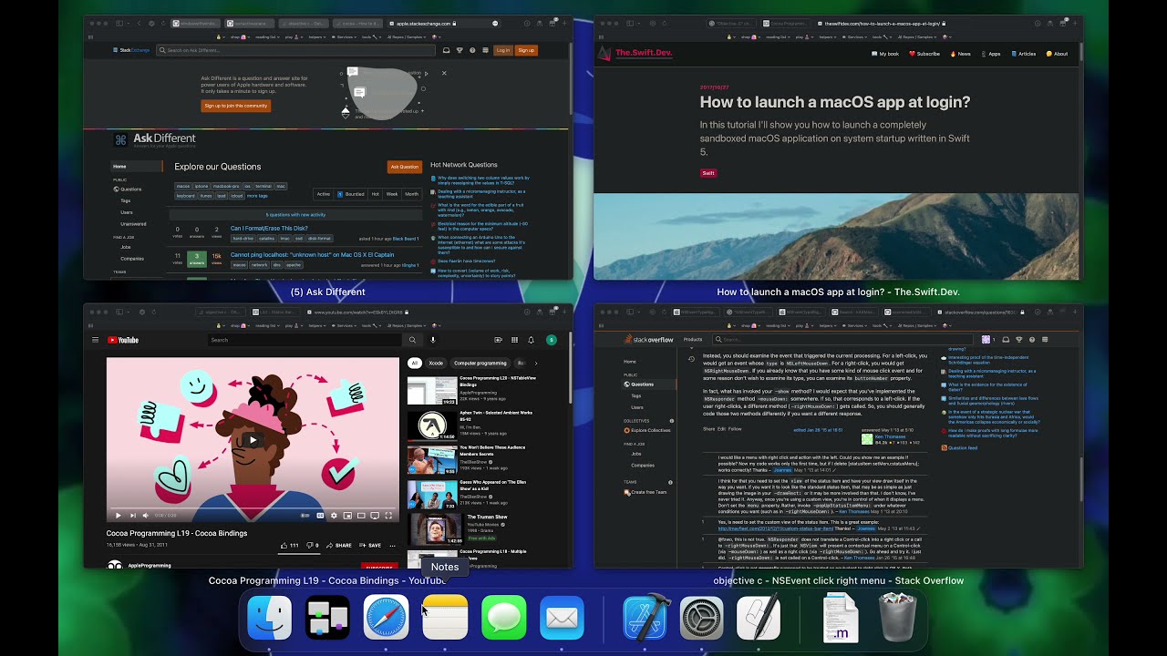 Dock Expos&eacute; - Showcase (MacOS Dock Preview App)