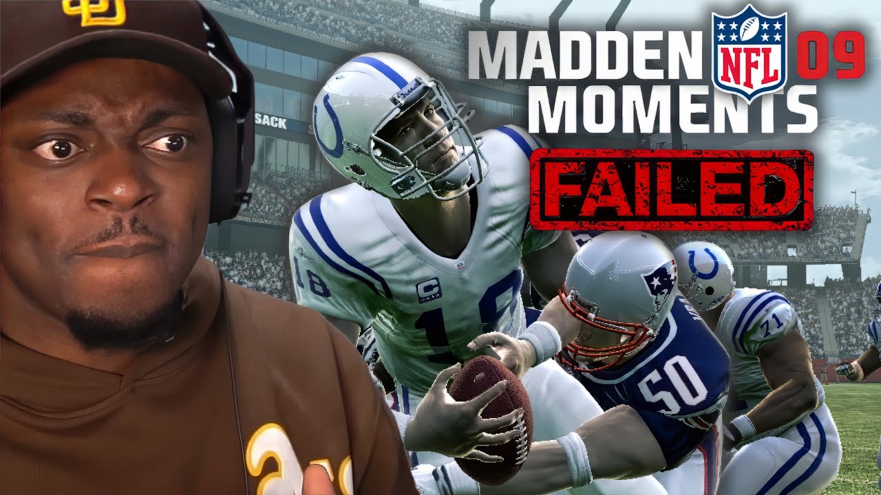 I went Back To Madden 09 and Attempted to Beat Madden Moments