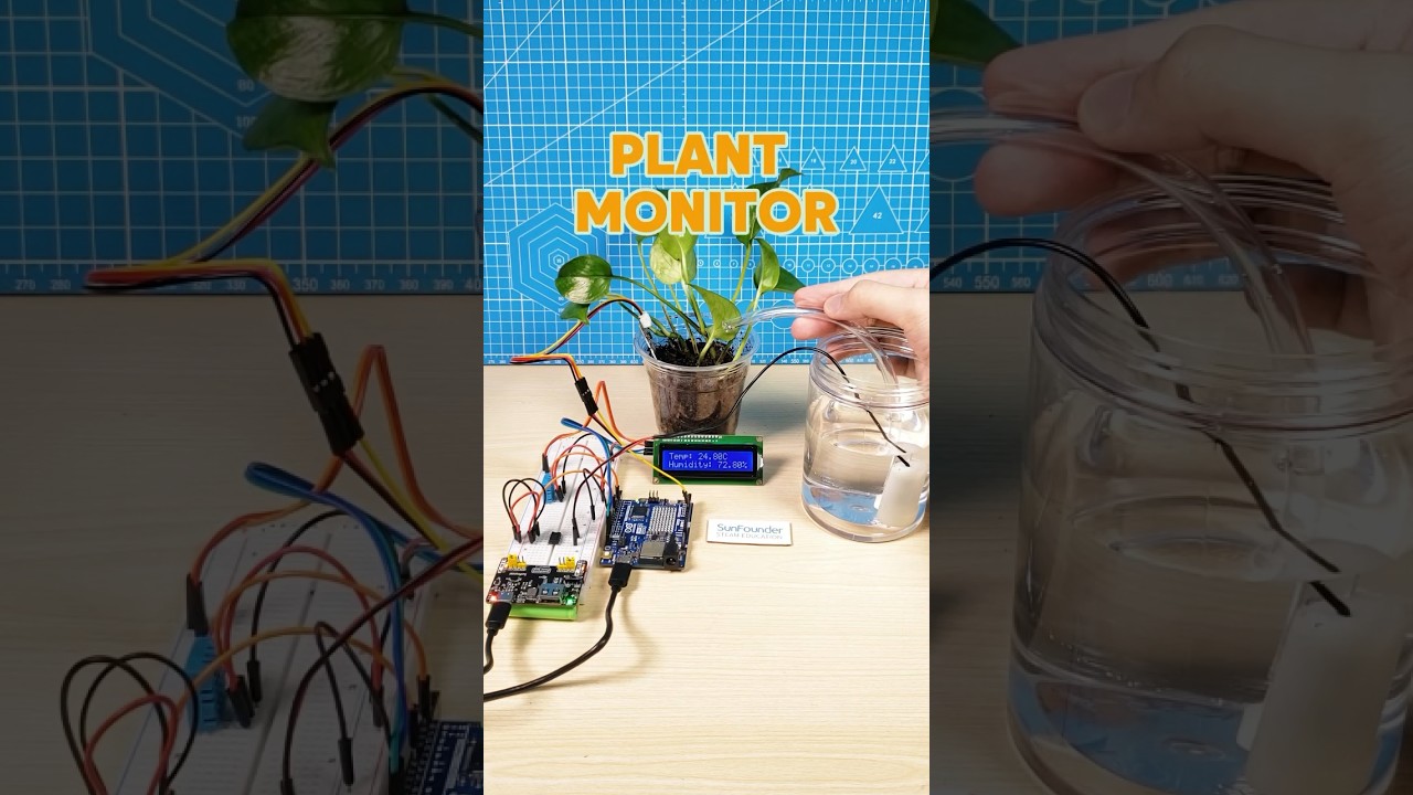 DIY Green: Zbuduj własny inteligentny system podlewania roślin💦 #arduino #diy #technologia #inżynieria #program