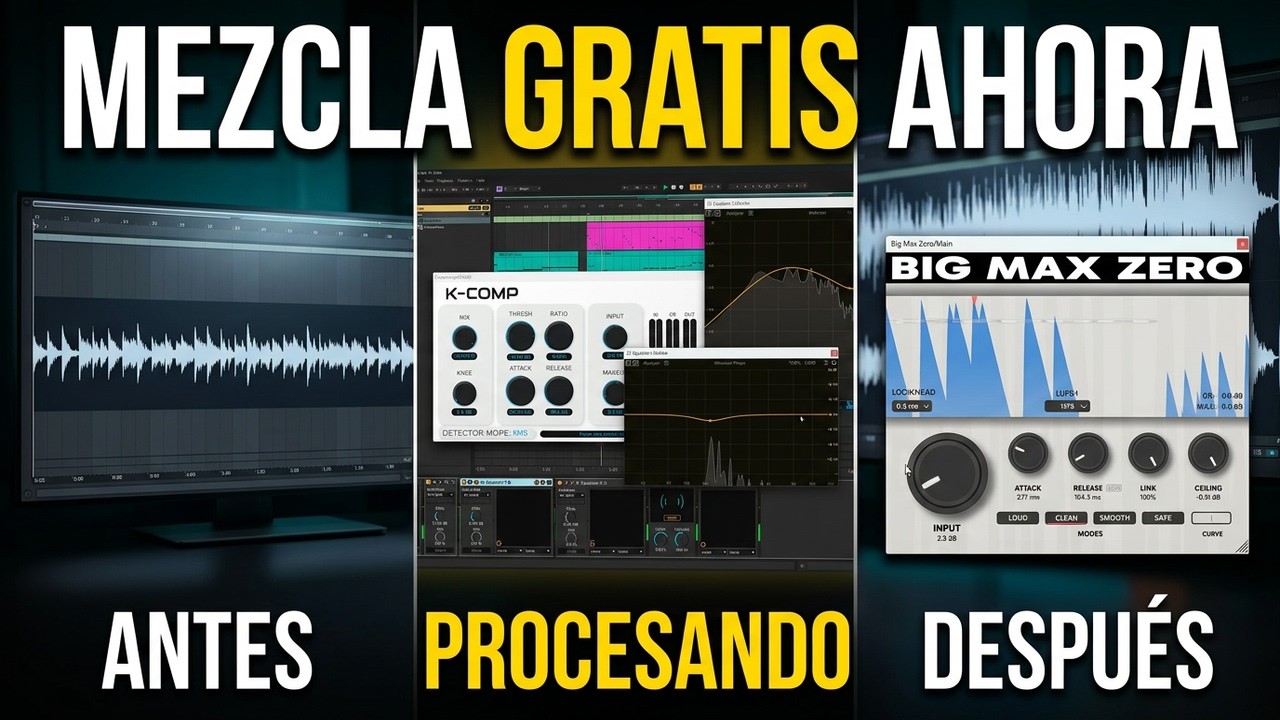 Plugins Gratis para Mezclar Audio en 2026 (1/2)