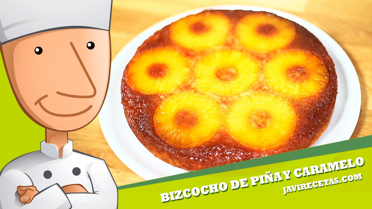 Bizcocho de Piña y Caramelo