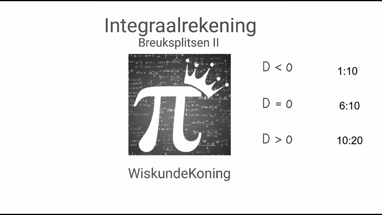 Integraalrekening Breuksplitsen 2
