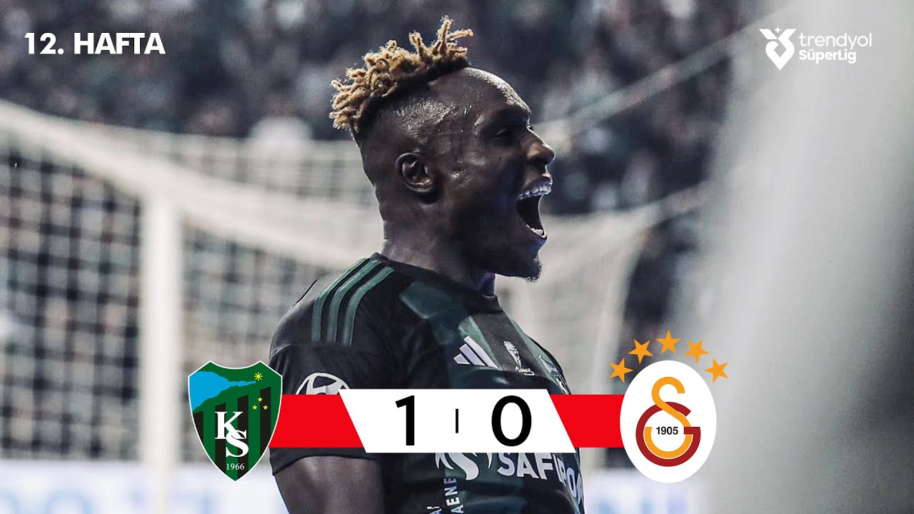 Kocaelispor (1-0) Galatasaray - Highlights/&Ouml;zet | Trendyol S&uuml;per Lig - 2025/26
