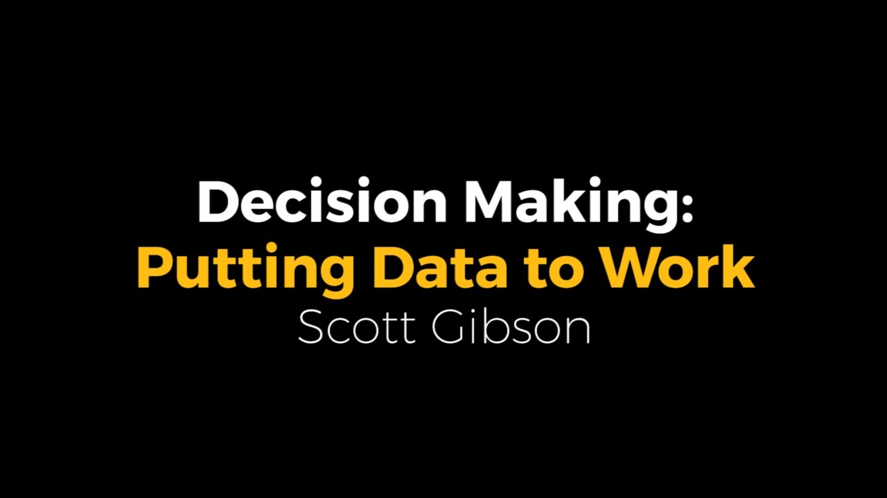 NPPC16 - Decision Making  Putting Data to Work