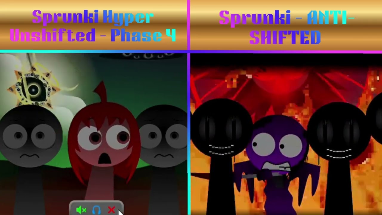 Sprunki Hyper Unshifted - Phase 4 VS Sprunki - ANTI-SHIFTED