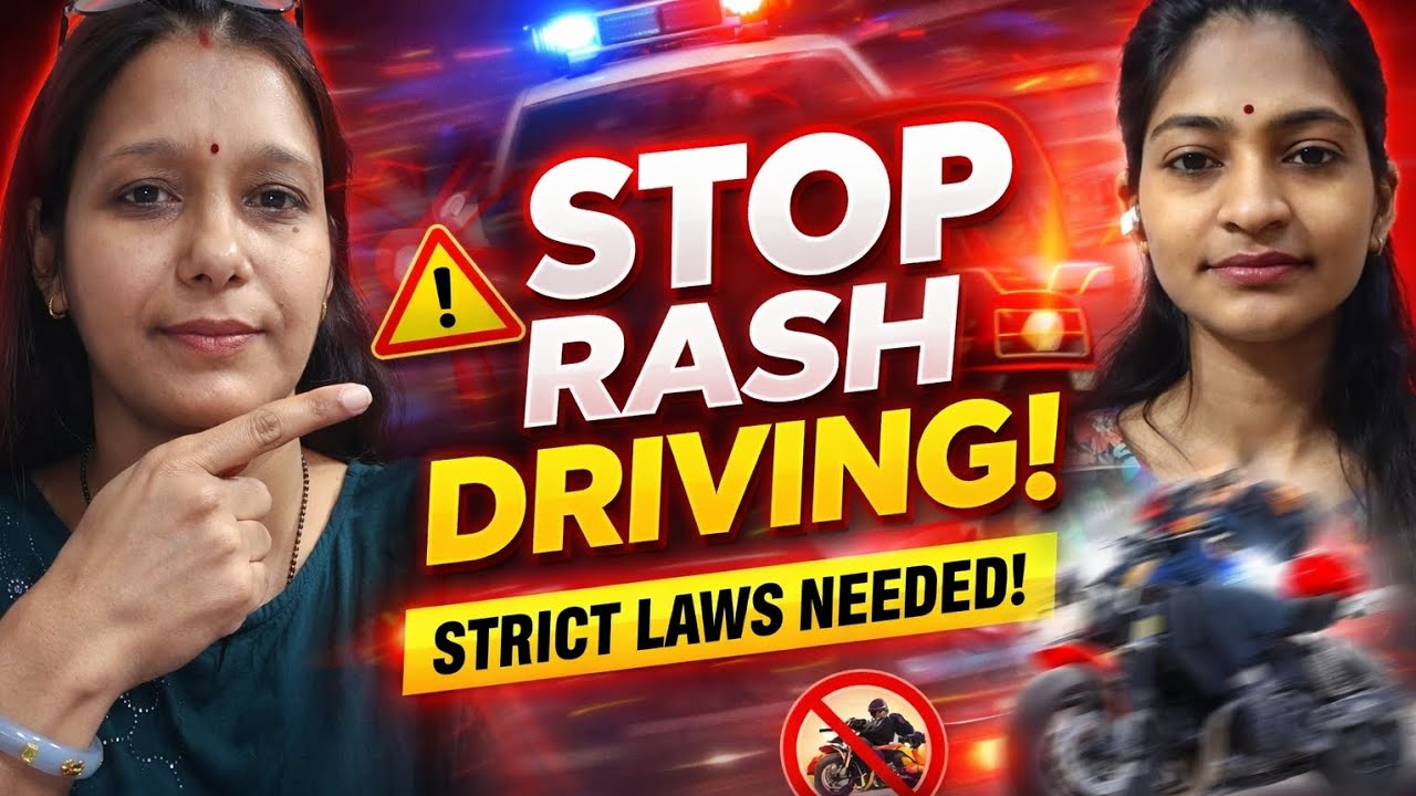 Stop rash driving for this strict laws needed!