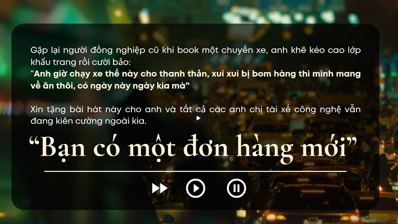 Bài hát tặng riêng các anh em Shipper | 